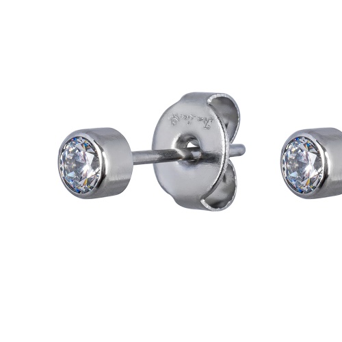 Пусеты Fiore Luna Cubic zirconia White, SWE0128 W S фото 3